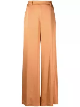 Атласные брюки палаццо Forte Forte, оранжевый