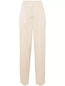 Атласные брюки палаццо Genny, бежевый