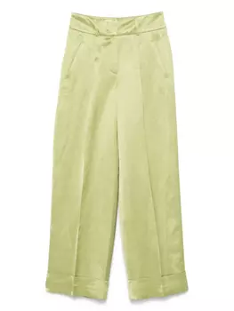 Атласные брюки Peserico, зеленый