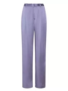 Атласные брюки прямого кроя LAPOINTE