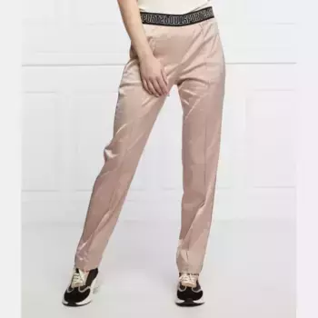 Атласные брюки свободного кроя Marc Cain, бежевый