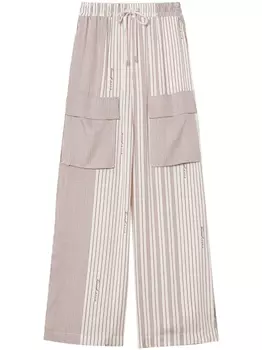 Атласные брюки TWINSET, нейтральный