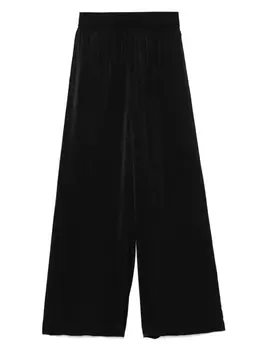Атласные брюки Uma Wang, черный
