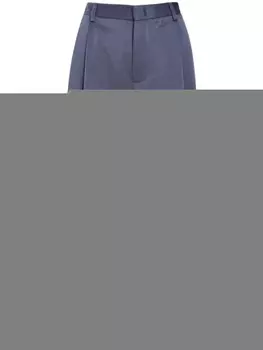 Атласные брюки Vince средней посадки, фиолетовый