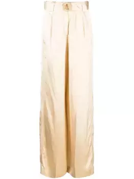 Атласные брюки Wonderland ZIMMERMANN, нейтральный