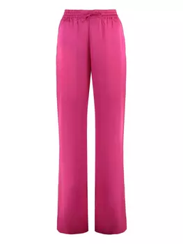 Атласные брюки Yves Salomon, розовый