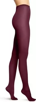 Атласные непрозрачные колготки 50 Wolford, цвет Port Royale