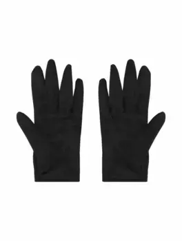 Атласные перчатки Dolce&Gabbana, черный