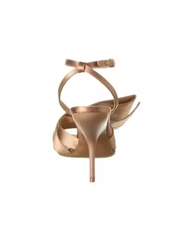 Атласные сандалии Ferragamo Helena с бантом Salvatore Ferragamo, розовый