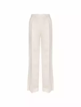 Атласные широкие брюки Jil Sander, бежевый