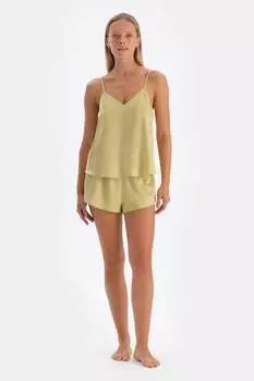 Атласные шорты Dagi, желтый