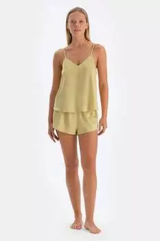 Атласные шорты Dagi, желтый