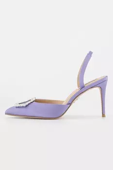 Атласные туфли Lucent на открытом каблуке Steve Madden, фиолетовый