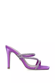 Атласные туфли на каблуке "Фрея" KG Kurt Geiger, фиолетовый