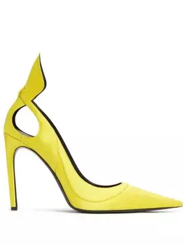 Атласные туфли Nina Ricci, желтый