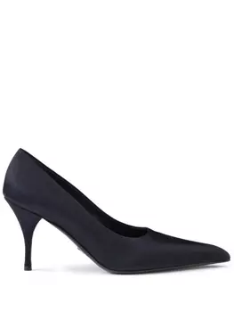 Атласные туфли Prada, синий