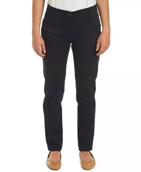 Атласные узкие брюки для юниоров с регулируемым поясом Nautica