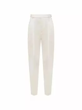 Атласные зауженные брюки Gucci