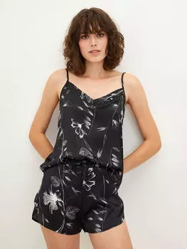 Атласные женские пижамные нижние части с эластичной резинкой на талии LCW Dream