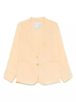 Атласный блейзер Forte Forte, желтый