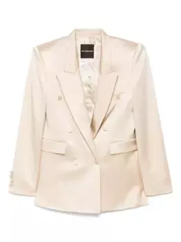 Атласный блейзер mvp wardrobe, нейтральный