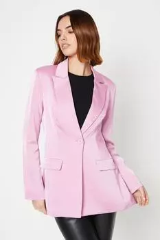 Атласный блейзер Oasis, розовый