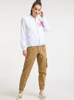 Атласный блузон Mymo, белый