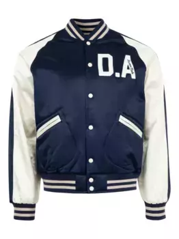 Атласный бомбер Human Made, синий