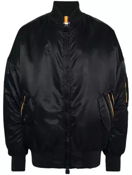 Атласный бомбер Londony K-Way, черный