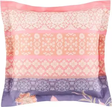 Атласный чехол на подушку Bassetti Mako одинарный POSILLIPO цвет L1 ЛАВАНДА размер 40х40