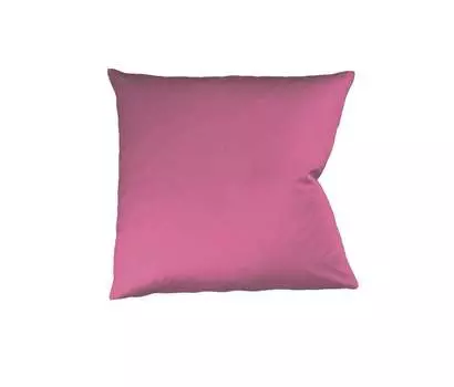 Атласный чехол на подушку Fleuresse Mako 40х40см однотонный на молнии, двойная упаковка 5015 малиновый