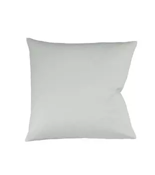 Атласный чехол на подушку Fleuresse Mako 40x40см однотонный с молнией, двойная упаковка, серебро 0978