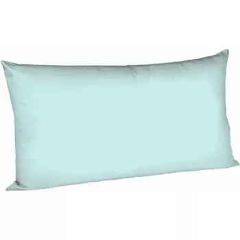 Атласный чехол на подушку Fleuresse Mako 40x80см однотонный на молнии, двойная упаковка 6058 ледяной синий