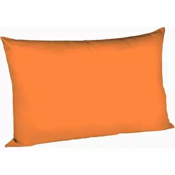 Атласный чехол на подушку Fleuresse Mako однотонный оранжевый 2044 50 x 70 см