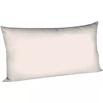 Атласный чехол на подушку Fleuresse Mako однотонный фарфор 9050 размер 40x80 см