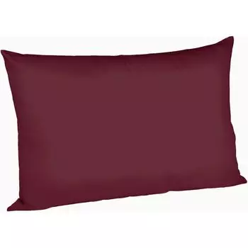 Атласный чехол на подушку Fleuresse Mako Uni, 40x60 см, сливовый