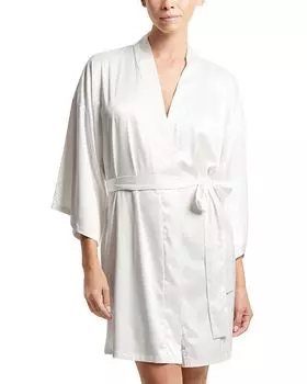 Атласный халат Hanky Panky, белый