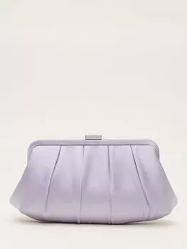 Атласный клатч Phase Eight, сиреневый