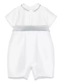 Атласный комбинезон La Stupenderia, белый