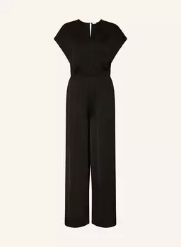 Атласный комбинезон Mrs & Hugs, черный