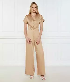Атласный комбинезон Regular fit Liu Jo, желтый