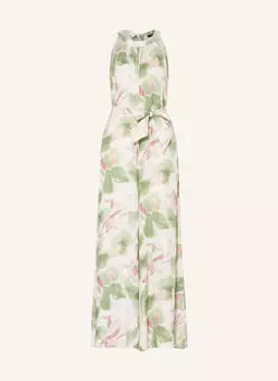 Атласный комбинезон с вырезом More & More, мультиколор