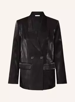 Атласный пиджак MRS & HUGS, черный