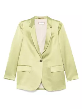 Атласный пиджак Peserico, зеленый