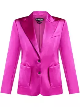 Атласный пиджак TOM FORD, розовый