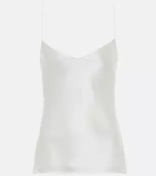 Атласный свадебный топик GALVAN, белый