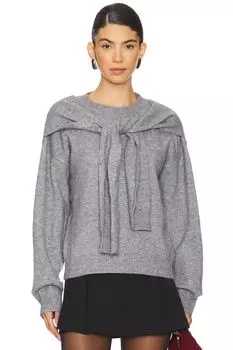 Атласный свитер Line & Dot, серый