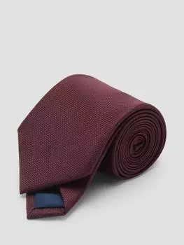 Атласный текстурированный галстук Mango, темно-красный