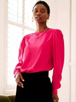 Атласный топ Aspiga Emelia, Фуксия