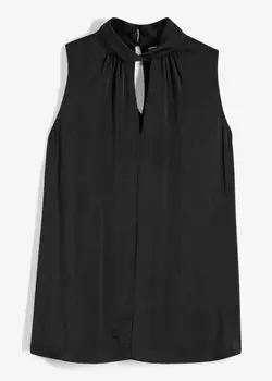 Атласный топ Bpc Selection, черный